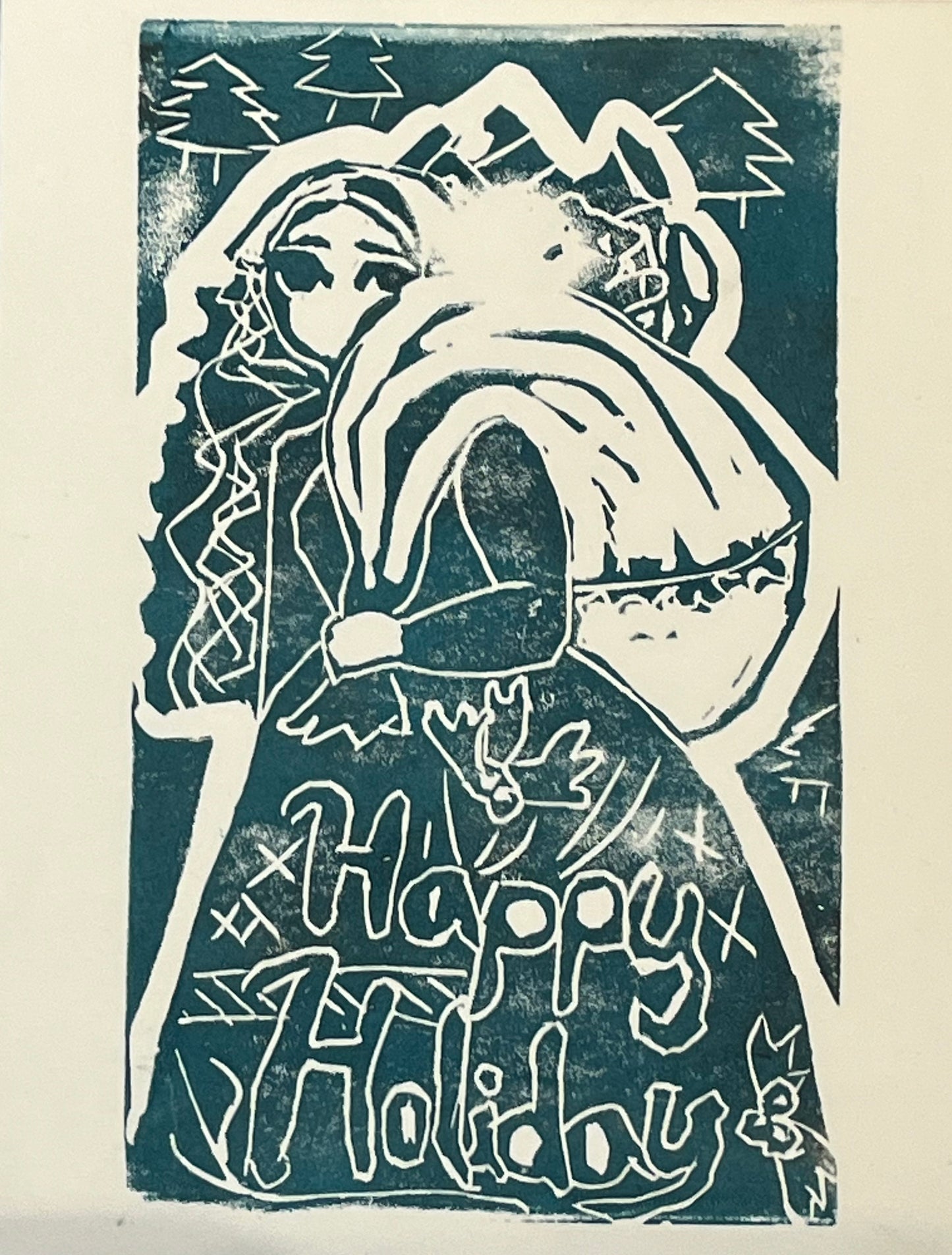 “Happy holidays” (print)